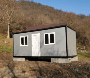 საცხოვრებელი კონტეინერი - გარე ფასადი