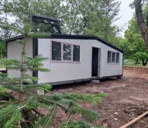 საცხოვრებელი კონტეინერი შაორის ტბასთან