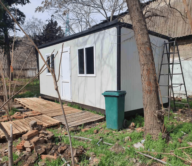 კონტეინერი მუდმივად საცხოვრებლად